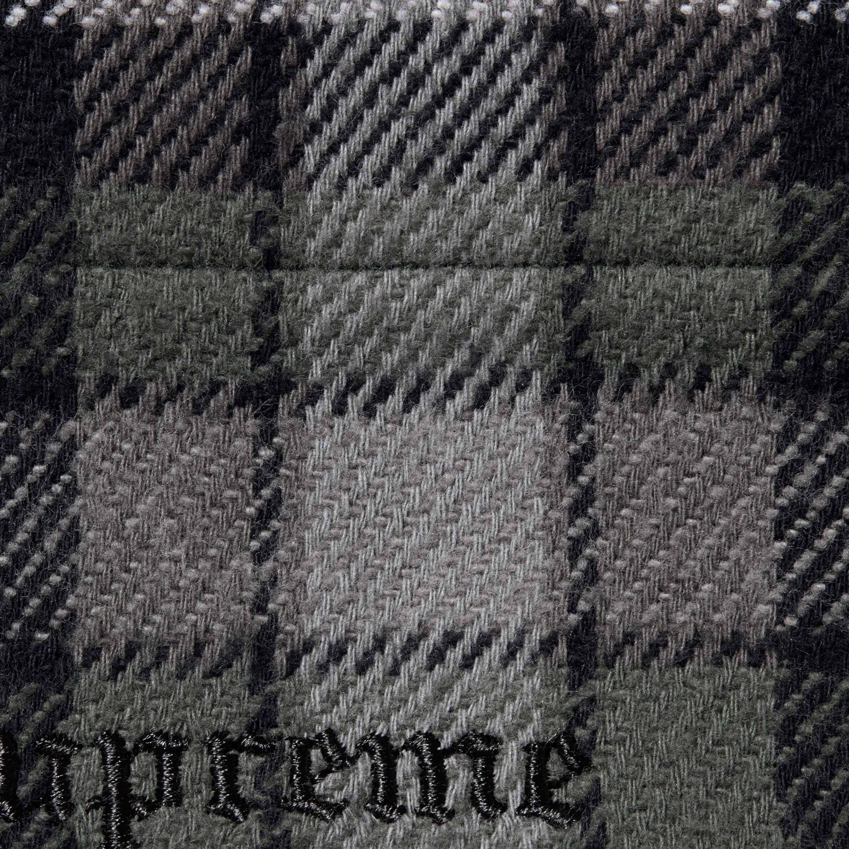Tartan Flannel Hooded Shirt view 6